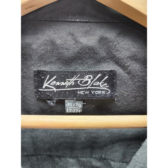 Kenneth Blake Mens Cowboy Black Button Long Sleeve Shirt Western Core Size XL 17 - Picture 3 of 5